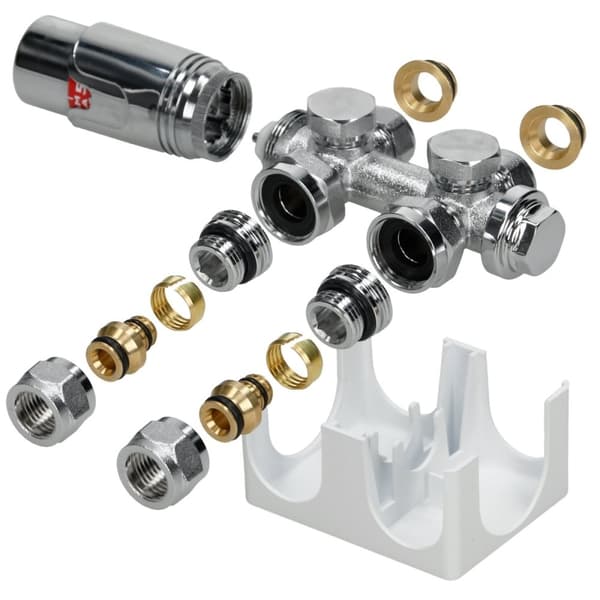 ECD Germany Design Håndklæde Iron EM Universal - 500 x 1600 mm - Hvid - radiator håndklædevarmer Håndklæde