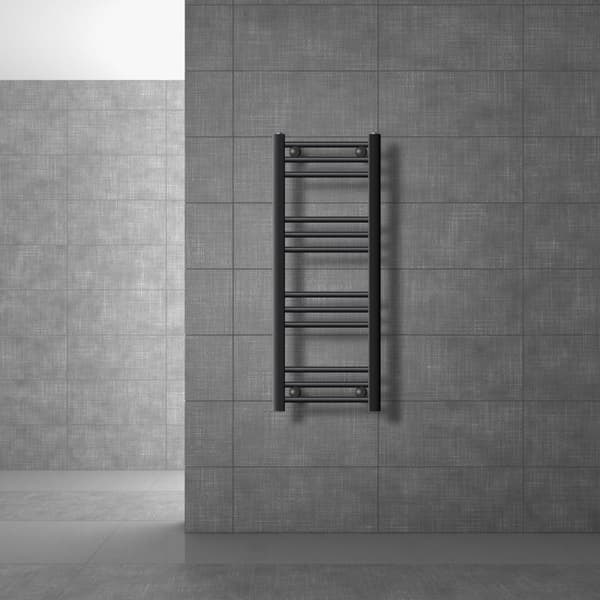 Jäähdyttimen Pyyhe ECD Germany Malli Sahara 300 x 800 mm suoran antrasiitti kylki pyyhe raideyhteys