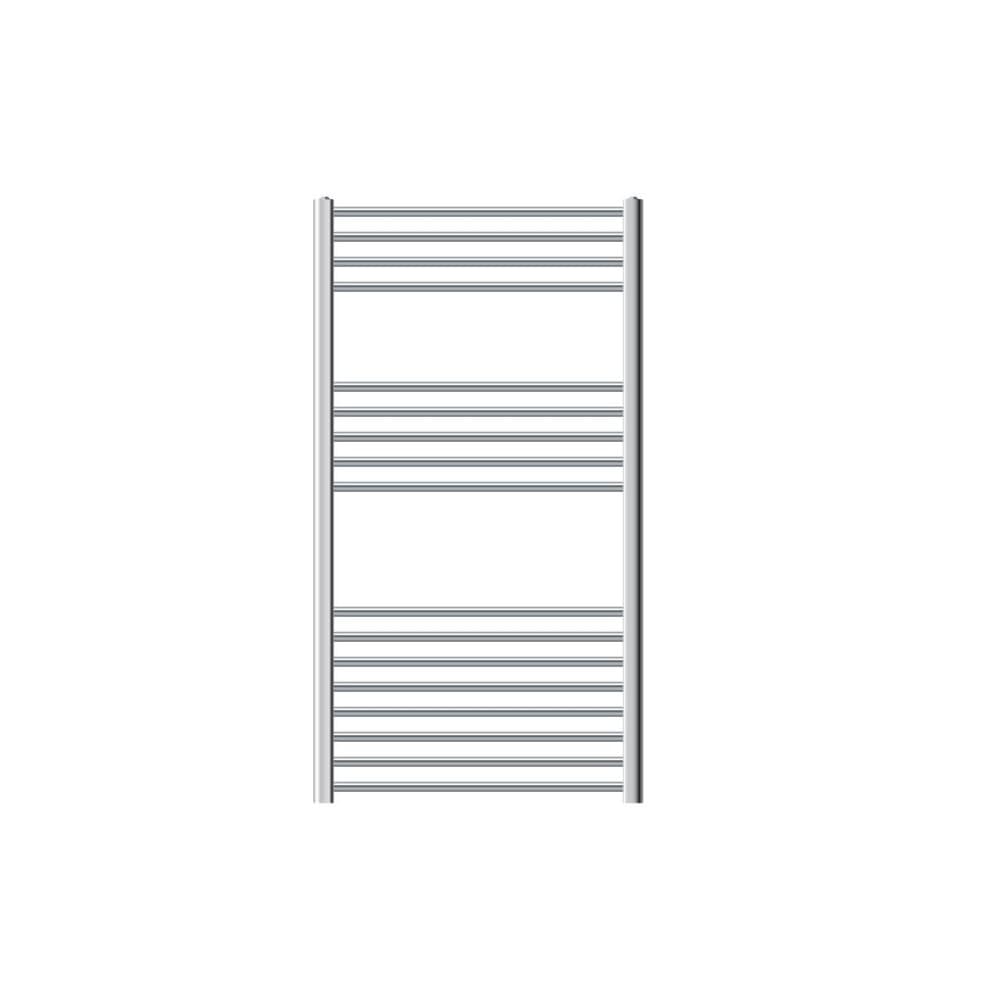 Radiator Handduk ECD Germany Modell Sahara 750 x 1200 mm krom rak med sidoanslutning handdukshängare