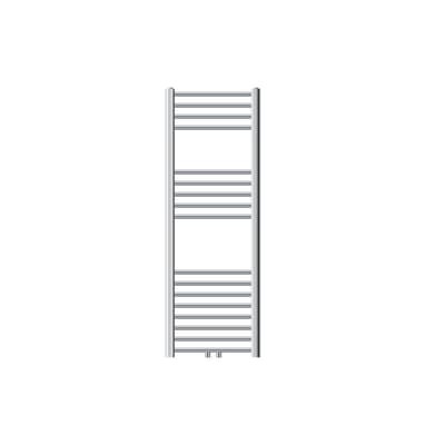 Radiator håndklæde ECD Germany Model Sahara 400 x 1200 mm krom bøjet med medium forbindelse håndklædeholder