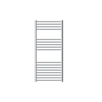 Radiator håndklæde ECD Germany Model Sahara 600 x 1200 mm krom bøjet med sidetilslutning håndklædeholder