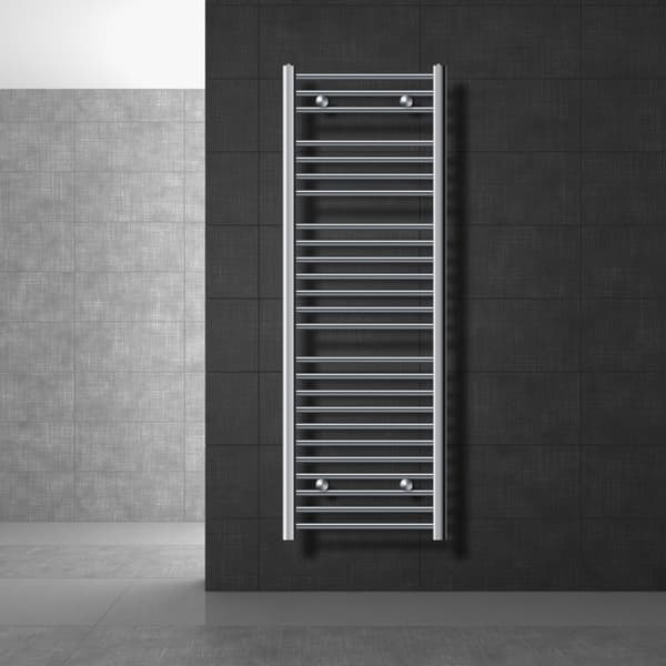 Jäähdyttimen Pyyhe ECD Germany Malli Sahara 500 x 1500 mm kromi taivutetaan puoli yhteys pyyheteline