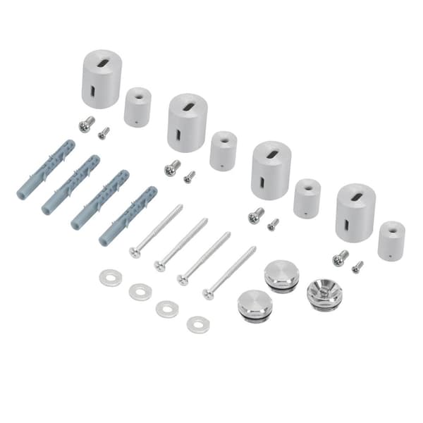 Badrumsradiator Järn EM med värmeelement 1200W 500x1600 mm Krom
