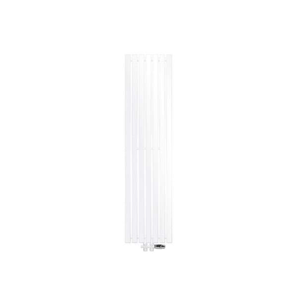 ECD Germany Design Paneelilämmityspatteri Stella keskiliitännällä 370 x 1400 mm valkoinen; liitäntäpaketti sisältää termostaatin; lattian läpi