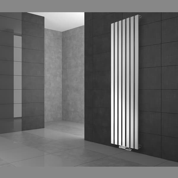ECD Germany Design Paneelilämmityspatteri Stella keskiliitännällä 370 x 1400 mm valkoinen; liitäntäpaketti ja termostaatti mukana. Kulma- tai