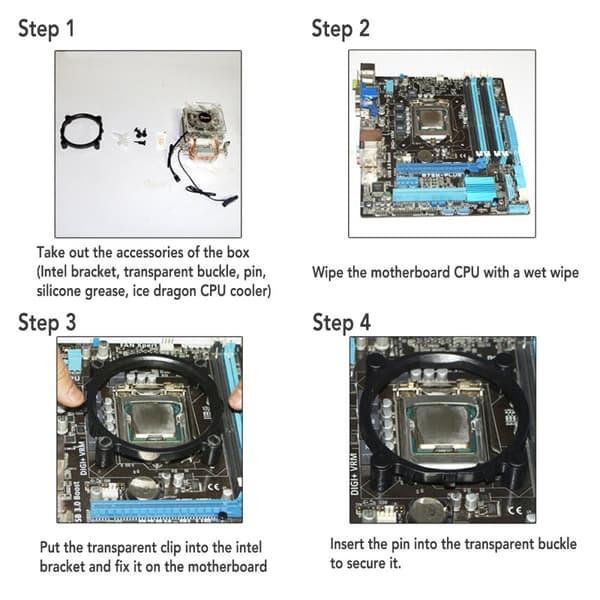 90 mm CPU-kylare 6 Heatpipe Dual-Tower Kylfläkt Kylare för LGA 775/115X AMD