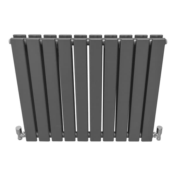 Designer Flat Panel Radiators – Dark Grey, Black, White