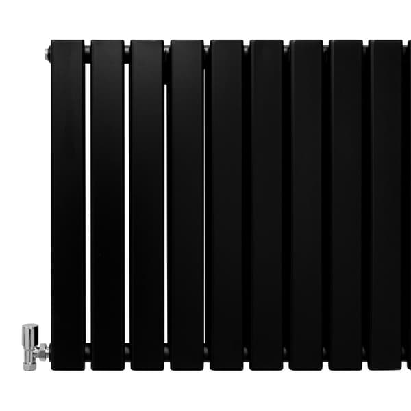 Designer Flat Panel Radiators – Dark Grey, Black, White