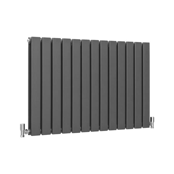 Designer Flat Panel Radiators – Dark Grey, Black, White