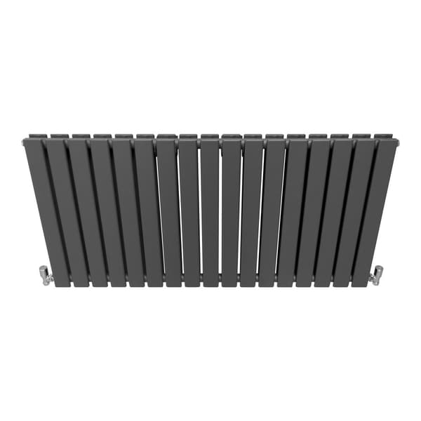 Designer Flat Panel Radiators – Dark Grey, Black, White