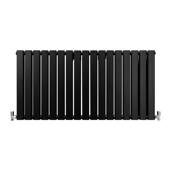Designer Flat Panel Radiators – Dark Grey, Black, White Musta 600 x 1190mm