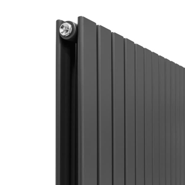 Designer Flat Panel Radiators – Dark Grey, Black, White