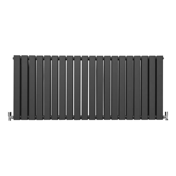 Designer Flat Panel Radiators – Dark Grey, Black, White