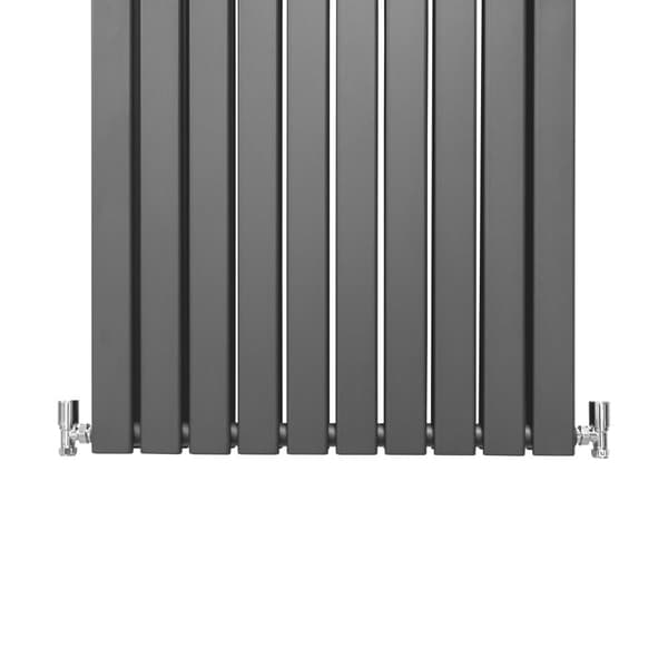 Designer Flat Panel Radiators – Dark Grey, Black, White