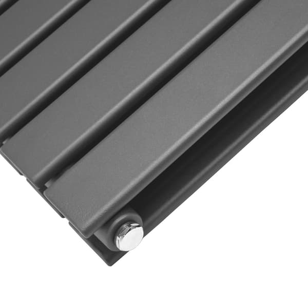 Designer Flat Panel Radiators – Dark Grey, Black, White