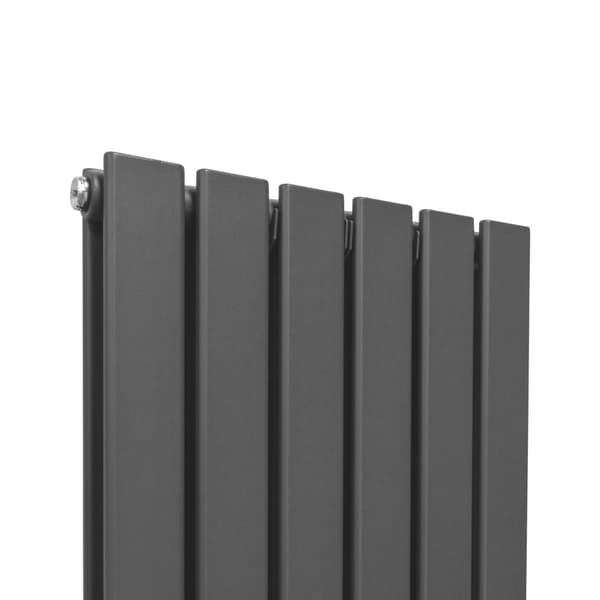 Designer Flat Panel Radiators – Dark Grey, Black, White
