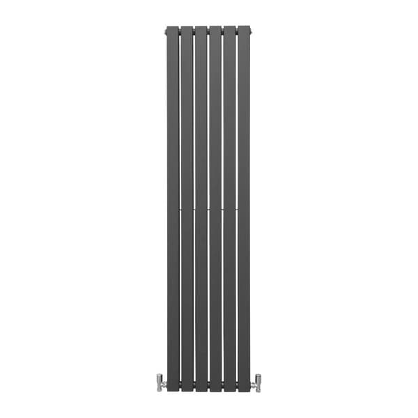 Designer Flat Panel Radiators – Dark Grey, Black, White