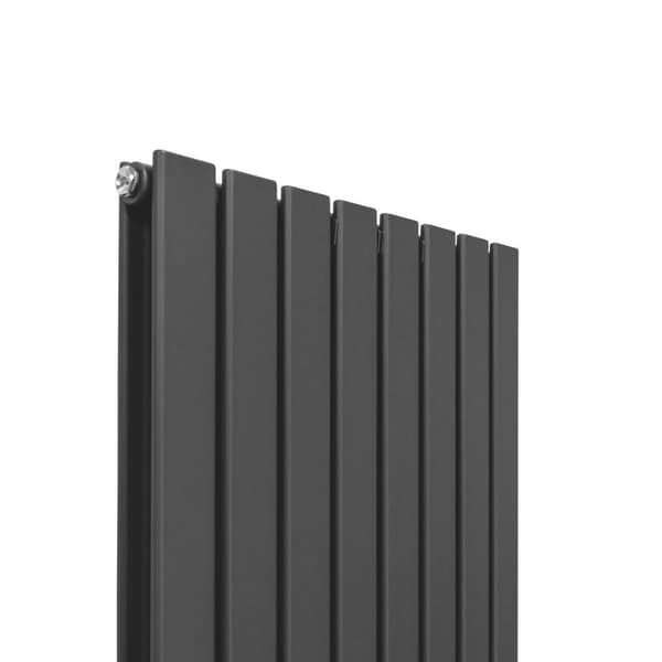 Designer Flat Panel Radiators – Dark Grey, Black, White
