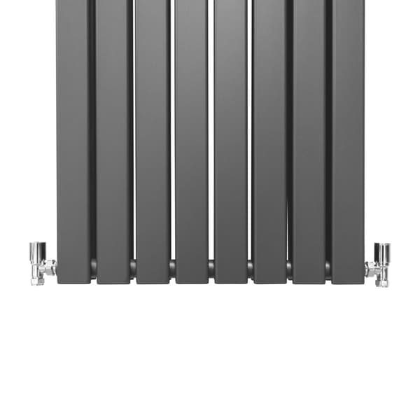 Designer Flat Panel Radiators – Dark Grey, Black, White