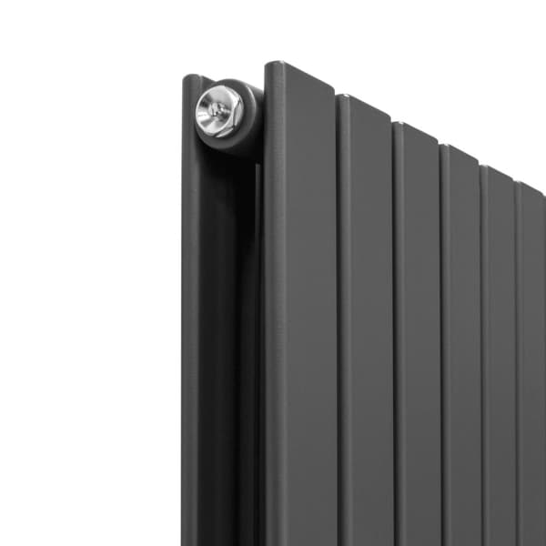 Designer Flat Panel Radiators – Dark Grey, Black, White