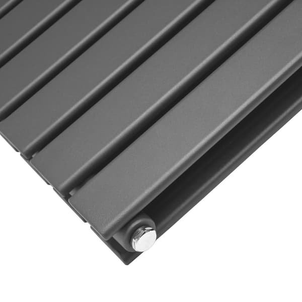 Designer Flat Panel Radiators – Dark Grey, Black, White