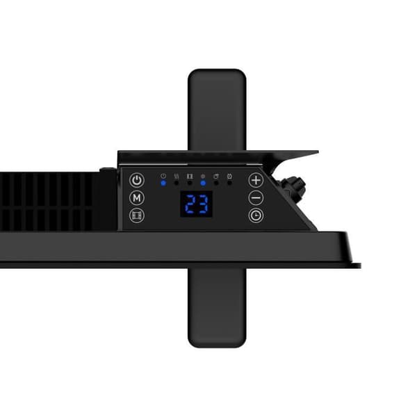 Oceanic Mobile Electric Convectorer Radiator - 2000 W - Digital Thermostat - Svart