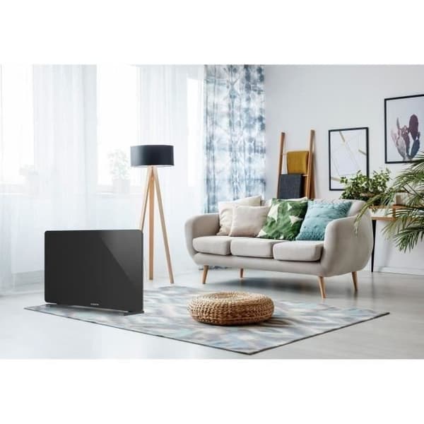 Oceanic Mobile Electric Convectorer Radiator - 2000 W - Digital Thermostat - Svart