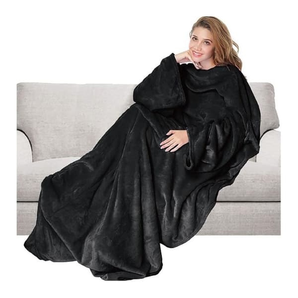 Giny Fleece Plaid med ærmer 150x200 cm Ravn