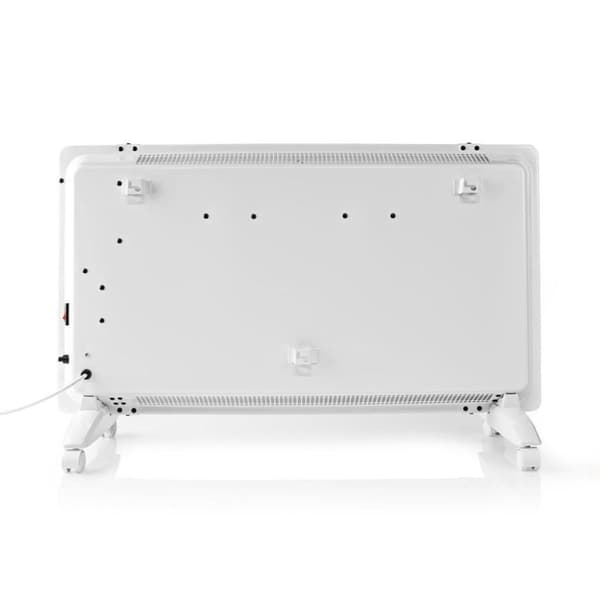 Nedis WIFIHTPL20FWT Älykäs konvektiolämmitin Wi-Fi-termostaatilla, lasietupaneeli 2000 W valkoinen
