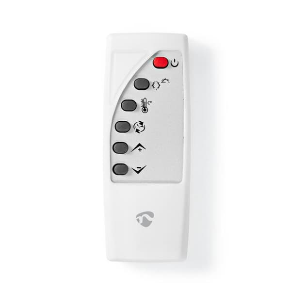Nedis WIFIHTPL20FWT Älykäs konvektiolämmitin Wi-Fi-termostaatilla, lasietupaneeli 2000 W valkoinen