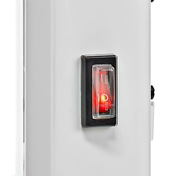 Nedis WIFIHTPL20FWT Älykäs konvektiolämmitin Wi-Fi-termostaatilla, lasietupaneeli 2000 W valkoinen