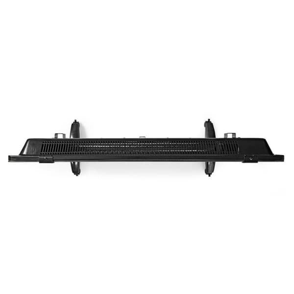 Nedis HTPL20FBK lasipaneeli konvektiolämmitin Termostaatti LCD-näyttö 2 lämpöasetusta Seiso / seinäasennus 2000 W musta