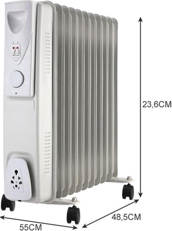 Elektrisk olievarmer 2500W Comfort 11