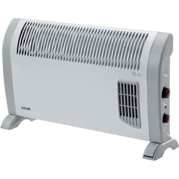 Mobil konvektor - Supra - Quickmix 2 Turbo - 1000 - 2000 W - Konvektion - Vit Vit