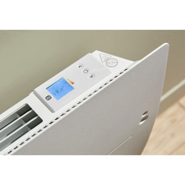 AGILIA horisontell vit ansluten elradiator 2000W - ATLANTIC - 503120