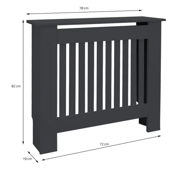 ML Design Jäähdyttimen kansi maatyyli 78x19x82cm, harmaa, MDF lakattu, makuuhuone, olohuone