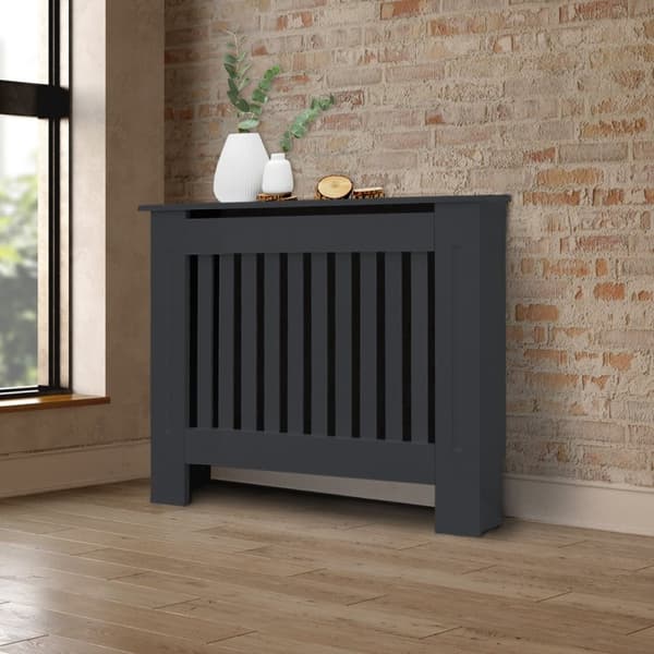 ML Design Jäähdyttimen kansi maatyyli 78x19x82cm, harmaa, MDF lakattu, makuuhuone, olohuone