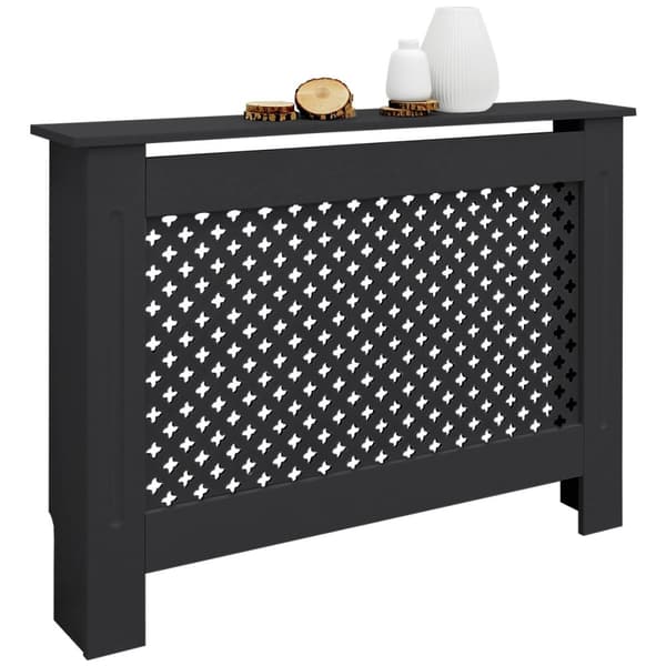 ML Design jäähdyttimen verhous hunajakennolla kuvio 112x19x82cm harmaa MDF maalattu makuuhuoneen olohuone