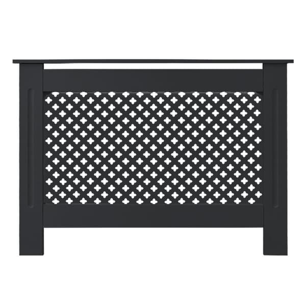 ML Design jäähdyttimen verhous hunajakennolla kuvio 112x19x82cm harmaa MDF maalattu makuuhuoneen olohuone