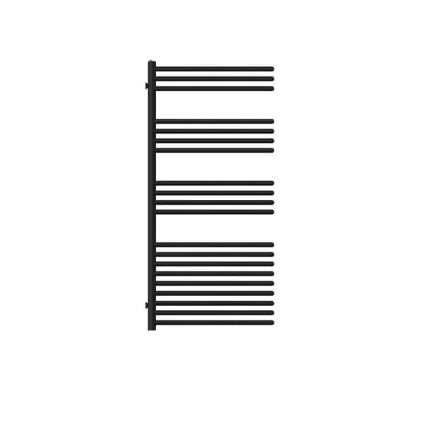 Skillevægsradiator sort designerradiator håndklæderadiator 50x120cm