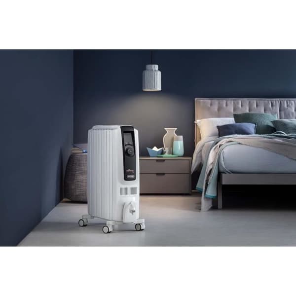 DELONGHI Dragon4 Pro oljefylld radiator - 2000W - Real Energy-teknik - ECO-funktion - Rums- och säkerhetstermostat