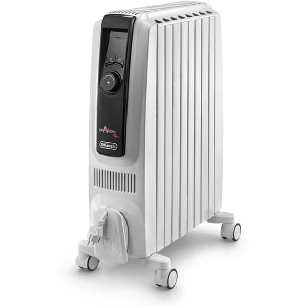 DELONGHI Dragon4 Pro oljefylld radiator - 2000W - Real Energy-teknik - ECO-funktion - Rums- och säkerhetstermostat