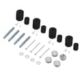 Miniatyrbild 6 av 6: Badrumsradiator centrumanslutning 500x800 mm svart matt LuxeBath