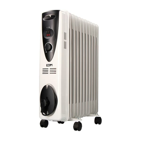 Edm Oliefyldt Led Radiator 7123 2500w Søvfarvet