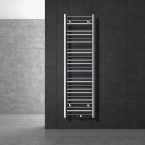 Kylpyhuonepatteri Sahara 400x1500 mm kromattu suora keskiliitännällä LuxeBath