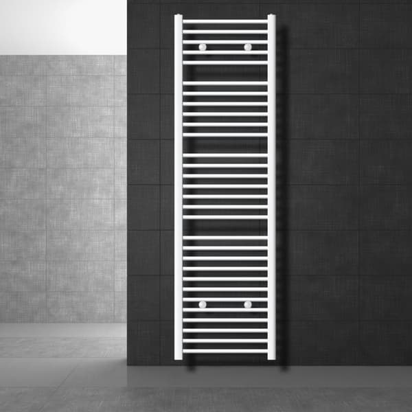 Badrumsradiator Radiator Sahara sidoanslutning handdukstork vit 50x180cm