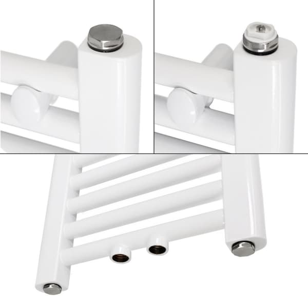 Badrumsradiator Radiator Sahara centrumanslutning handdukstork vit 60x180cm