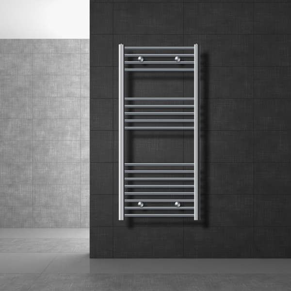 Badrumsradiator Radiator Sahara sidoanslutning handdukstork krom 60x120cm