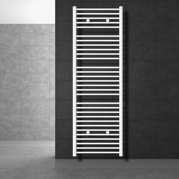 Badrumsradiator Radiator Sahara sidoanslutning handdukstork vit 60x180cm