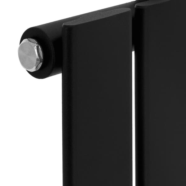 Badeværelsesradiator Stella 260x1600 mm sort mat LuxeBath